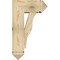 Ekena Millwork Funston Arts and Crafts Rough Sawn Bracket w/ Offset Brace, Douglas Fir, 8"W x 18"D x 30"H BKT0806X18X30FST03RDF - alternate 2